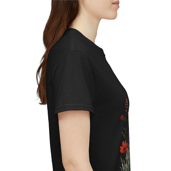 Wildflowers, Graphic T-Shirts for Women, Floral Shirt, Womens Short Sleeve, Ladies Graphic Tees #5125TTS