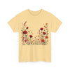 Wildflowers and Red Roses, Graphic T-Shirts for Women, Floral Shirt, Womens Short Sleeve, Ladies Graphic Tees #5033TTS