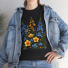 Wildflowers, Graphic T-Shirts for Women, Floral Shirt, Womens Short Sleeve, Ladies Graphic Tees #5121TTS