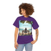 My Happy Place, Woman on Bench, Looking at Waves,  Safe Place T-Shirt, Finding My Happy Place Top, Ocean Waves,  #5003STS