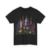 Wildflowers, Graphic T-Shirts for Women, Floral Shirt, Womens Short Sleeve, Ladies Graphic Tees #5124TTS
