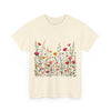 Wildflowers, Graphic T-Shirts for Women, Floral Shirt, Womens Short Sleeve, Ladies Graphic Tees #5103TTS