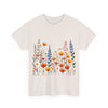 Wildflowers, Graphic T-Shirts for Women, Floral Shirt, Womens Short Sleeve, Ladies Graphic Tees #5110TTS