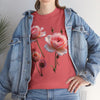 Wildflowers and Pink Roses, Graphic T-Shirts for Women, Floral Shirt, Womens Short Sleeve, Ladies Graphic Tees #5019TTS