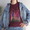 Wildflowers, Graphic T-Shirts for Women, Floral Shirt, Womens Short Sleeve, Ladies Graphic Tees #5119TTS