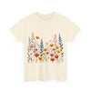 Wildflowers, Graphic T-Shirts for Women, Floral Shirt, Womens Short Sleeve, Ladies Graphic Tees #5110TTS