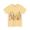Wildflowers, Graphic T-Shirts for Women, Floral Shirt, Womens Short Sleeve, Ladies Graphic Tees #5110TTS