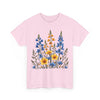 Wildflowers, Graphic T-Shirts for Women, Floral Shirt, Womens Short Sleeve, Ladies Graphic Tees #5121TTS