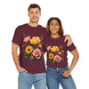 Wildflowers and Pink & Yellow Roses, Graphic T-Shirts for Women, Floral Shirt, Womens Short Sleeve, Ladies Graphic Tees #5146TTS