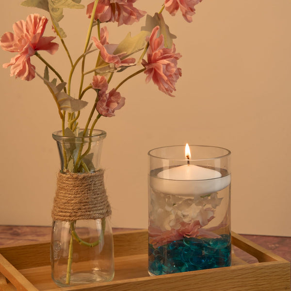 3 inch White Floating Candles, 48 Packs Unscented Floating Candles for Centerpieces-10 Hours Burn Time-3â Floating Tealight Candles for Cylinder Vases, Pool, Wedding, Party, Valentine's Day