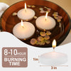 3 inch White Floating Candles, 48 Packs Unscented Floating Candles for Centerpieces-10 Hours Burn Time-3â Floating Tealight Candles for Cylinder Vases, Pool, Wedding, Party, Valentine's Day