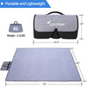 Sportneer Waterproof Outdoor Blankets, Camping Blanket 75" x 55" Warm Fleece Windproof Foldable Stadium Blanket for Beach Camping Hiking Park Patio Picnic Car Use