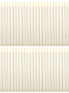 Funtery 48 Pcs Flameless LED Taper Candles Fake Candles Battery Operated Candles Bulk 11 Inch Flickering Taper Candles LED Tall Candles for Christmas Valentine's Day Church Wedding(Ivory)