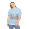 Wildflowers, Graphic T-Shirts for Women, Floral Shirt, Womens Short Sleeve, Ladies Graphic Tees #5103TTS