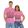 Wildflowers and Yellow Roses, Graphic T-Shirts for Women, Floral Shirt, Womens Short Sleeve, Ladies Graphic Tees #5026TTS