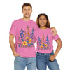 Wildflowers, Graphic T-Shirts for Women, Floral Shirt, Womens Short Sleeve, Ladies Graphic Tees #5121TTS
