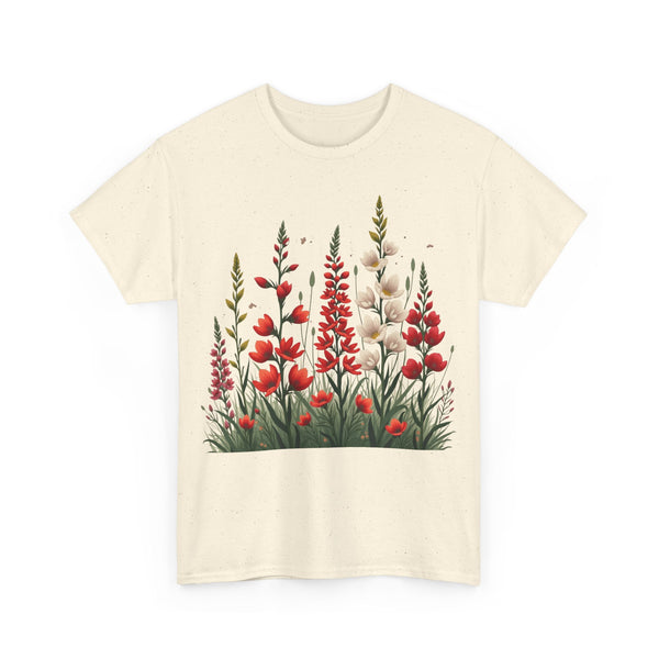 Wildflowers, Graphic T-Shirts for Women, Floral Shirt, Womens Short Sleeve, Ladies Graphic Tees #5122TTS