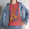 Wildflowers, Graphic T-Shirts for Women, Floral Shirt, Womens Short Sleeve, Ladies Graphic Tees #5121TTS