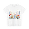 Wildflowers, Graphic T-Shirts for Women, Floral Shirt, Womens Short Sleeve, Ladies Graphic Tees #5107TTS