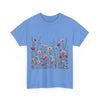 Wildflowers, Graphic T-Shirts for Women, Floral Shirt, Womens Short Sleeve, Ladies Graphic Tees #5103TTS