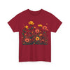 Wildflowers and Yellow Roses, Graphic T-Shirts for Women, Floral Shirt, Womens Short Sleeve, Ladies Graphic Tees #5026TTS