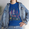 Wildflowers, Graphic T-Shirts for Women, Floral Shirt, Womens Short Sleeve, Ladies Graphic Tees #5124TTS