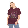 Wildflowers, Graphic T-Shirts for Women, Floral Shirt, Womens Short Sleeve, Ladies Graphic Tees #5124TTS