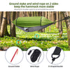 Camping Hammock, Sportneer Hammock with Mosquito Net 118" x 71" Portable 2 Person Hammock Lightweight Hammocks Tent with Tree Straps for Backpacking Hiking Backyard Camping Outdoor