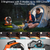 40000mAh Battery Operated Camping Fan, Rechargeable High Velocity Floor Fan, Auto Oscillation Remote Control Timer - Cordless Outdoor Fan for Car Travel RV Camp Garage Patio Hurricane Emergency