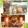 Set of 12 Glass Vase Glass Candle Holder Size 5.5, 7.9, 9.3 Inch Tall Glass Pillar Candle Holders Glass Cylinder Vases Floating Candle Holder Flower Vase for Home Wedding Party Centerpieces