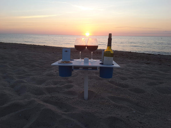 Octable Beach Table, Portable, Lightweight, Sturdy, Holds All Your Beach Gear, Perfect for The Beach, Now Comes with 8" Extender for Added Height. to View Optional Accessories Click on Style