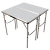 Coleman Pack-Away 4-in-1 Folding Table, Lightweight Outdoor Camping Table with 3 Adjustable Heights, Leveling Feet, & Securing Brackets; Great for Patio & Deck, Camping, Tailgating, & More