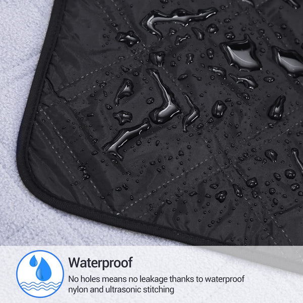 Sportneer Waterproof Outdoor Blankets, Camping Blanket 75" x 55" Warm Fleece Windproof Foldable Stadium Blanket for Beach Camping Hiking Park Patio Picnic Car Use
