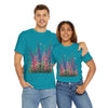 Wildflowers, Graphic T-Shirts for Women, Floral Shirt, Womens Short Sleeve, Ladies Graphic Tees #5119TTS