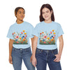 Wildflowers, Graphic T-Shirts for Women, Floral Shirt, Womens Short Sleeve, Ladies Graphic Tees #5108TTS
