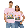 Wildflowers, Graphic T-Shirts for Women, Floral Shirt, Womens Short Sleeve, Ladies Graphic Tees #5108TTS