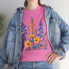 Wildflowers, Graphic T-Shirts for Women, Floral Shirt, Womens Short Sleeve, Ladies Graphic Tees #5121TTS