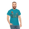 Wildflowers and Orange Roses, Graphic T-Shirts for Women, Floral Shirt, Womens Short Sleeve, Ladies Graphic Tees #5042TTS