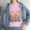 Wildflowers, Graphic T-Shirts for Women, Floral Shirt, Womens Short Sleeve, Ladies Graphic Tees #5105TTS
