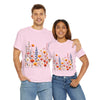 Wildflowers, Graphic T-Shirts for Women, Floral Shirt, Womens Short Sleeve, Ladies Graphic Tees #5110TTS