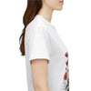 Wildflowers and Pink Roses, Graphic T-Shirts for Women, Floral Shirt, Womens Short Sleeve, Ladies Graphic Tees #5013TTS