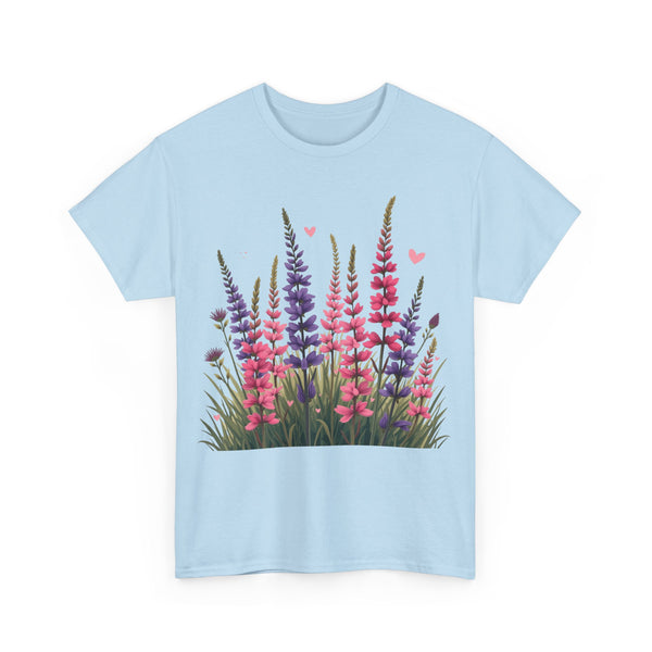 Wildflowers, Graphic T-Shirts for Women, Floral Shirt, Womens Short Sleeve, Ladies Graphic Tees #5119TTS