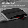 Tirrinia Outdoors Waterproof Blanket, Sherpa Fleece Stadium Windproof Throw Mat for Camping, Picnic, Traveling, Boat, Football - Machine Washable, Black