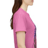 Wildflowers and Pink/Violet Roses, Graphic T-Shirts for Women, Floral Shirt, Womens Short Sleeve, Ladies Graphic Tees #5100TTS