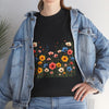 Wildflowers, Graphic T-Shirts for Women, Floral Shirt, Womens Short Sleeve, Ladies Graphic Tees #5106TTS