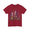 Wildflowers, Graphic T-Shirts for Women, Floral Shirt, Womens Short Sleeve, Ladies Graphic Tees #5124TTS