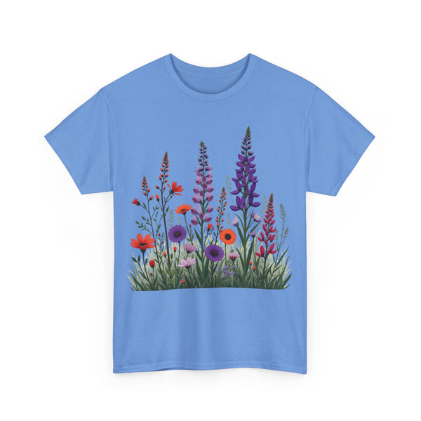 Wildflowers, Graphic T-Shirts for Women, Floral Shirt, Womens Short Sleeve, Ladies Graphic Tees #5125TTS