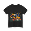 Wildflowers, Graphic T-Shirts for Women, Floral Shirt, Womens Short Sleeve, Ladies Graphic Tees #5111TTS