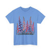 Wildflowers, Graphic T-Shirts for Women, Floral Shirt, Womens Short Sleeve, Ladies Graphic Tees #5118TTS