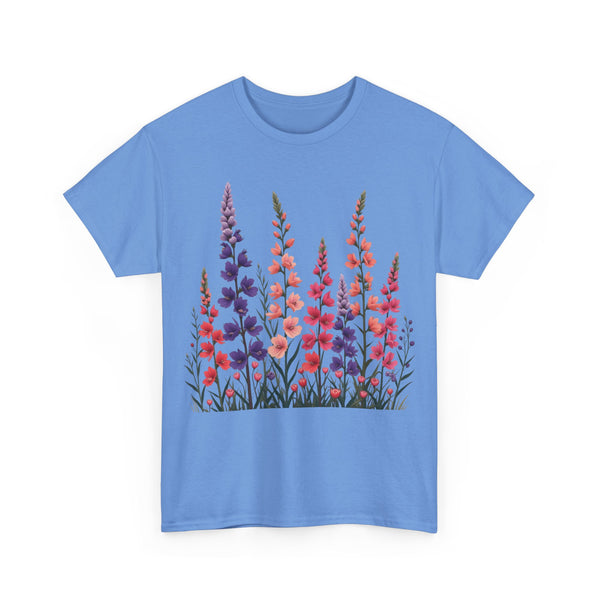 Wildflowers, Graphic T-Shirts for Women, Floral Shirt, Womens Short Sleeve, Ladies Graphic Tees #5118TTS